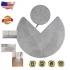 Luxurious Chenille Bath Mat with Non-Slip Bottom - Perfect for Corner Showers