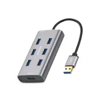 在飛比找蝦皮商城優惠-【ESENSE 逸盛】鋁合金7埠 USB3.0集線器