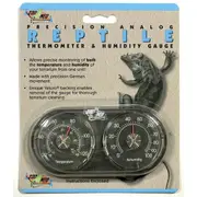 Precision Analog Reptile Thermometer & Humidity Gauge by Zoo Med