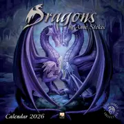 Dragons by Anne Stokes 2026 Square Wall Calendar