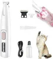 Calmclippers for Cats, Nordusk Cat Trimmer, Sophistipetz Universal Pet Paw Trimmer, Calming Clipper, Low Noise Waterproof Rechargeable Pet Paw with Led Light(1Pcs)