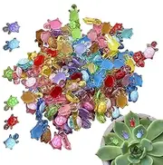 SVCEQZE 100 Pieces Min-i Turtles, Tiny Turtles Set, Tiny Turtle Figure, Glow in Dark Little Turtle Anima, Sea Turtle Sculpture Toys Craft Kit for Cake Toppers Sea Animal Theme Garden Landscape Decor