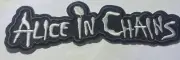 ALICE IN CHAINS. Seattle Grunge Band .Iron on patch 11x3cm