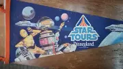 Star Wars Pennant - Star Tours Disneyland, vintage