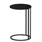 Artiss Bedside Side End Lamp Coffee Table Metal Frame Round Black