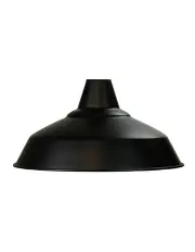 [Oriel Lighting] Warehouse Industrial Vintage Shade 39cm in Black