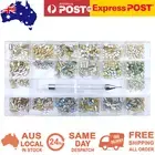 Rhinestones Diamond Glass Crystal Nail Art FlatBack Mix Multi Shape Only Kit Box