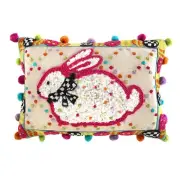 MacKENZIE CHILDS DOTTY BUNNY PILLOW BNWT