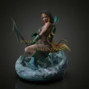 1/8 Famale Robin Hood 3D Printed Garage Kit Model Kit Unassemble Unpainted GK