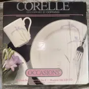 Corelle Shadow Iris, 20 Piece Set Brand New