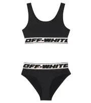 [Off-White Kids] Off-White Kids Logo bikini Y 12 black