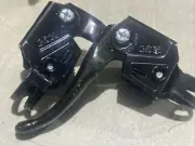 Vintage MX Brake set Level Black OG Old School BMX 70s 80s Race 22.2