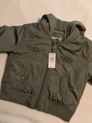BABY GAP Star Wars Grogu Bomber Jacket The Child Yoda Mandalorian - 18-24 Months