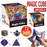 Variety Changeable Magnetic Magic Cube 3D Hand Flip Puzzle Anti Stress Toys Gift