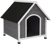 Dog Kennel House, Large Kennels Portable Wooden Pet Puppy Houses Crate Cabin Out