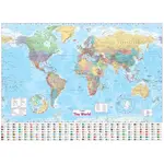 COLLINS WORLD WALL PAPER MAP/COLLINS MAPS ESLITE誠品