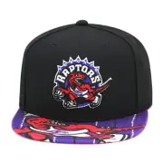 Mitchell & Ness Toronto Raptors NBA Swingman Pop Snapback Hat Cap - Black