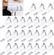 24PCS Stainless Steel Tablecloth Clips - Picnic, Camping, Outdoor Table Clips