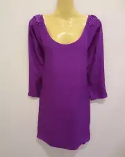 Gorgeous super-luxe lavender pure silk dress by high-end brand WITCHERY s12 NWT!