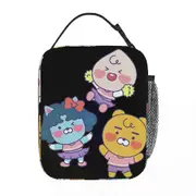 c514 Funky Apeach Lunch Bags Insulated Lunch Tote Waterproof Bento Box Resuable Picnic Bags for Woman Work Children School k514