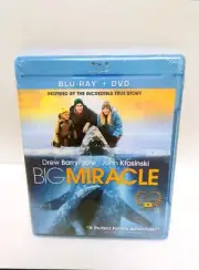 Big Miracle (Blu-Ray + DVD, 2012) Drew Barrymore RARE OOP NEW FACTORY SEALED