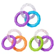 Interactive Dog Toys TRP Rubber Ring Teething Pet Rally Ring Chew Play Fetch