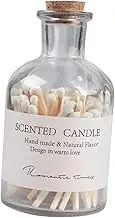 Alipis 50 Pack Glass Matchstick Jar Candle Matches Aromatherapy Match Storage Set