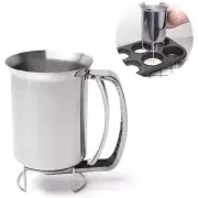 POLISHED STAINLESS STEEL BATTER DISPENSER - NEW IN BOX