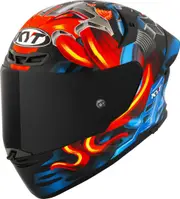 KYT TT-Revo Magnet Helmet, red-blue, Size M for Men Red Blue