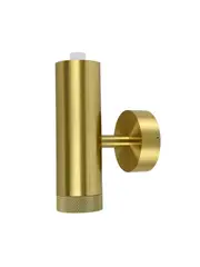 MFL By Masson Artisan LED Colour-Shifting Cylinder Wall Bracket with Dimmer in Brass