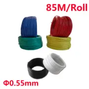Wire Dia 0.55mm Plastic Coated Cable Ties Colorful Flat Twist Ties Binding Wire