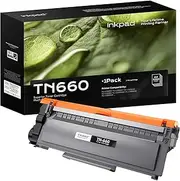 iNKPAD TN660 Toner Cartridge, Compatible with HL-L2380DW, HL-L2320D, HL-L2340DW, DCP-L2540DW, MFC-L2700DW, MFC-L2720DW Printers