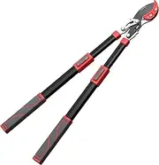 Telescopic Loppers Telescopic Loppers, Heavy Duty Loppers with Labor Saving Gear Structure, SK5 Blades with Teflon Coating, Aluminium Alloy Handles