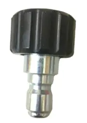 3/8 QC Plug x M22 F 14mm Twist Coupler Socket Adapter General Pump D10037