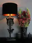 Gothic Skull Skeleton Lamp Desktop Table Lamp Home Night Light Halloween Decor