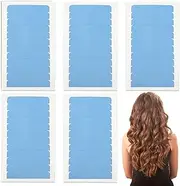 ZPLxi 120 PCS Hair Extension Tape Double Sided, 4cm*0.8cm, Adhesive Replacement Tabs, Double Sided Water Proof, Blue