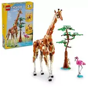 LEGO Creator 3 in 1 Wild Safari Animals, Rebuilds into 3 Different Safari Anima