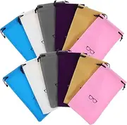 [OATIPHO] 12Pcs Soft Eyeglass Case Sunglass Organizer Pouches for Travel Scratch Eyewear Sleeves Lightweight Protective Storage for Women