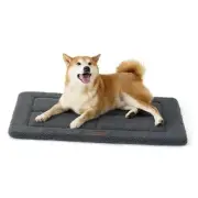 Washable Dog Crate Bed for Large Dogs, Reversible Foam Floor Dog Mat,