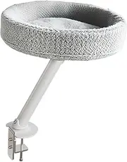 Leefasy Cat Desktop Bed Hammock with Bracket Decor Elevated Easy Installation Support Desk Mount Perch Nest Bed for Office Furniture