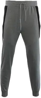 [FIL] Mens Unisex Jogger Track Pants Casual Black Zipped Pockets Cuffed Trousers