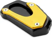 Stand Pad Fit For Suzuki V-Strom VSTROM 1050 DL1050 DL1050XT 2020-2022 CNC Kickstand Foot Side Stand Extension Pad Support Plate Lift Stand(Gold)