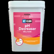 Hy-Clor Hard Pack Dry Acid pH Decreaser Balance pH in swimming pools 3 KG