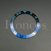 BEZEL & INSERT FITS FOR ROLEX GMT PEPSI WATCH 16700 16710 16713 16718 BLK/BL/BL