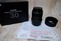 在飛比找Yahoo!奇摩拍賣優惠-富士 Fujifilm XF 30mm F2.8 Macro
