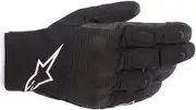 Alpinestars S Max Drystar Waterproof Motorcycle Gloves, black-white, Size M for Men Black White