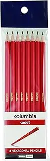 Columbia Cadet Lead Pencil Hexagonal HB Pack of 8