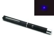 450nm 5mW Blue Focus Dot Laser Pointer Handheld Pen Diode LED Battery