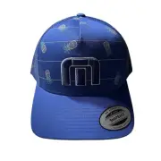 Travis Mathew Big Bend Royal Blue Pineapple Golf Snapback Trucker Hat NEW!