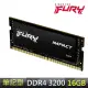 【Kingston 金士頓】FURY Impact 爆擊者 DDR4-3200 16GB 筆記型超頻記憶體(KF432S20IB/16)